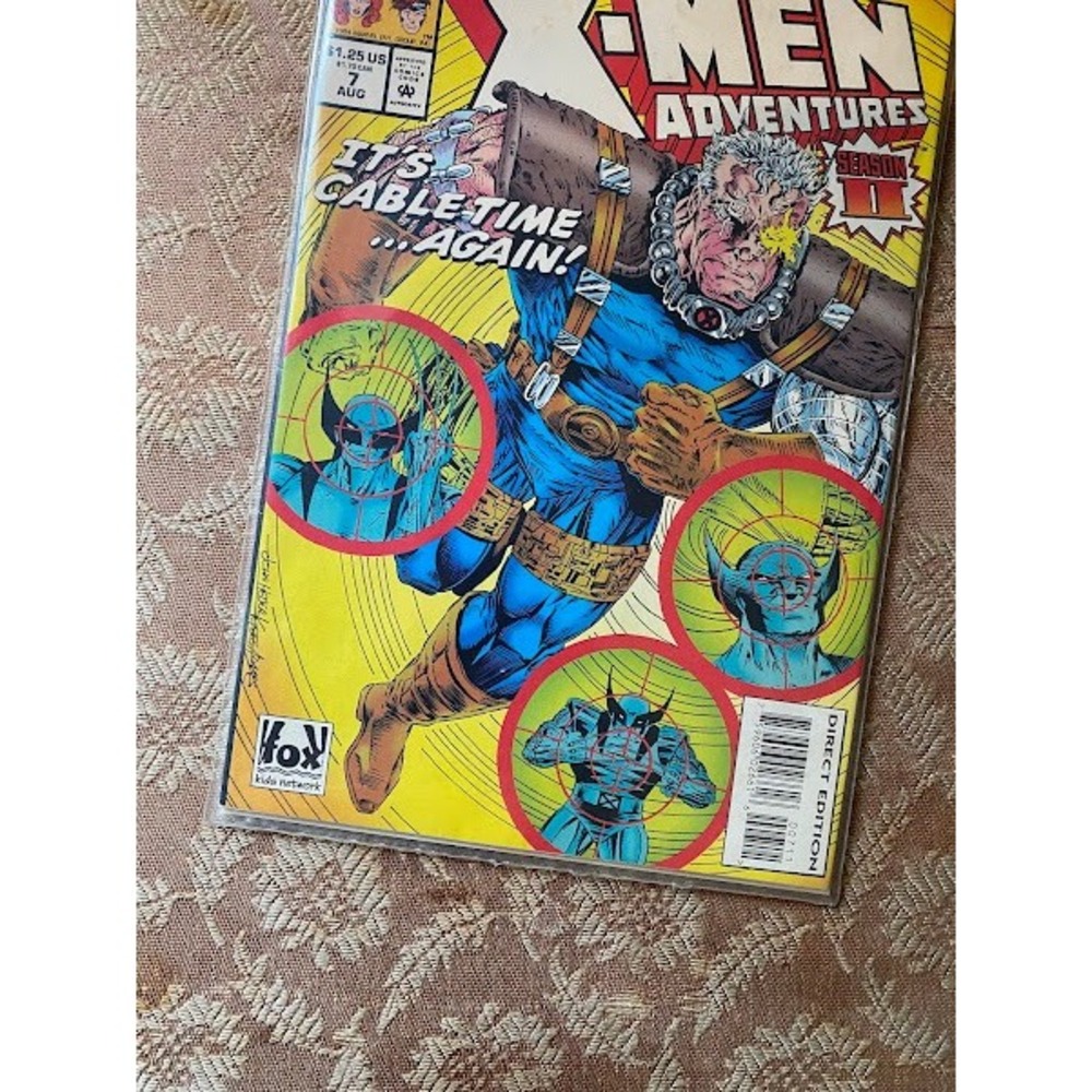 Marvel X-Men Adventures Season II 7 August 1994 Cable Wolverine Direct Edition